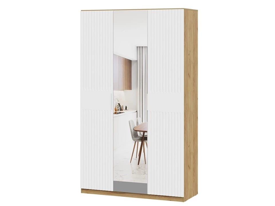 ХИЛТОН (дуб крафт золотой/ белый матовый) - фото 1