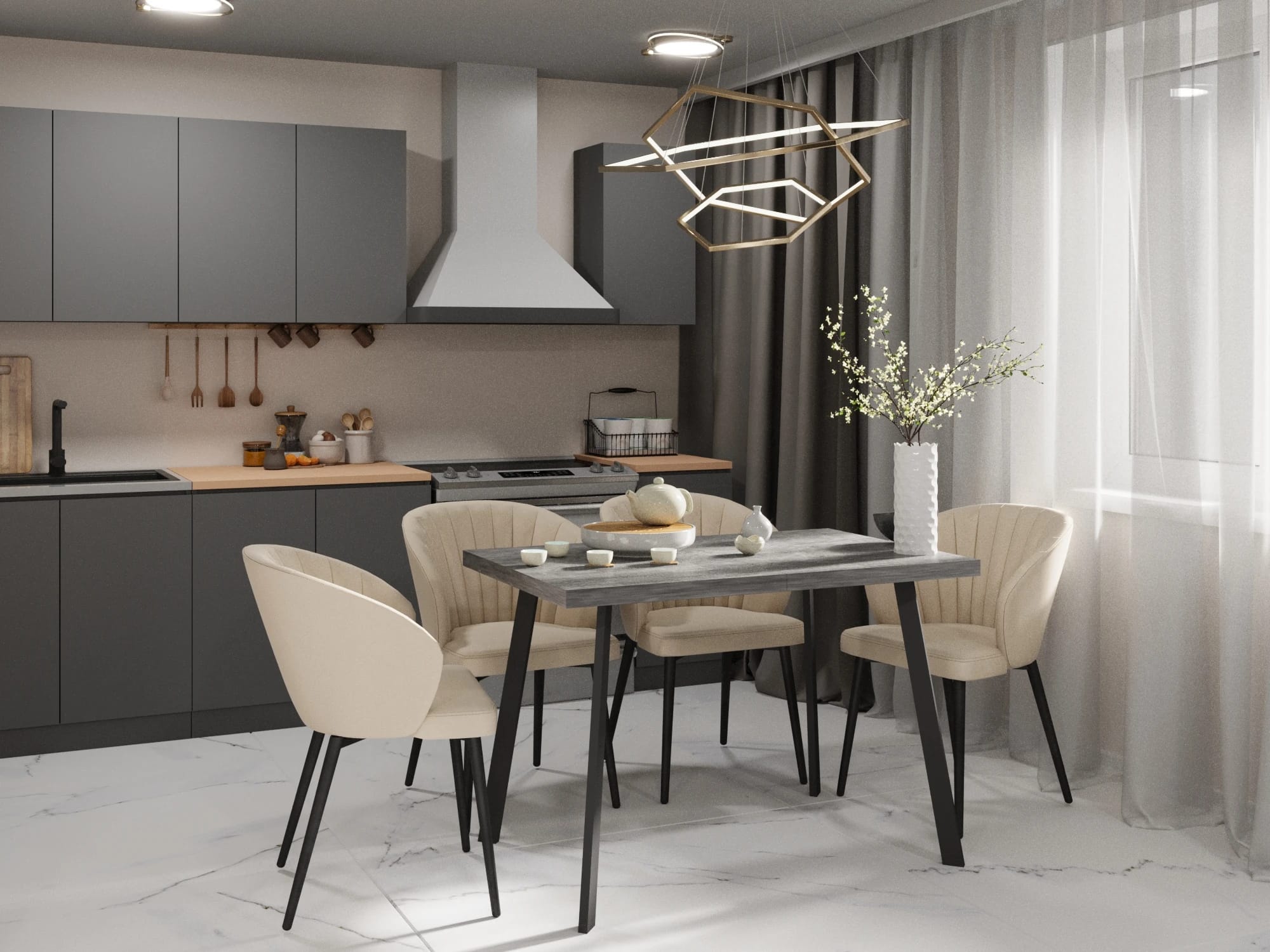 БОРГ (BORG)/БЕРНАР-110 (Дымчатая керамика/Черный) - фото 5