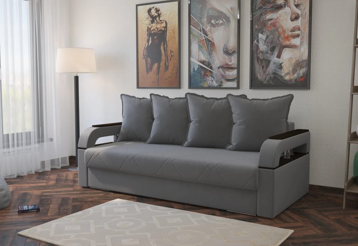 МОНИКА (Ультра грей (Ultra grey)  / Ультра грей (Ultra grey)  / ЛДСП (Москва) венге) - фото 4