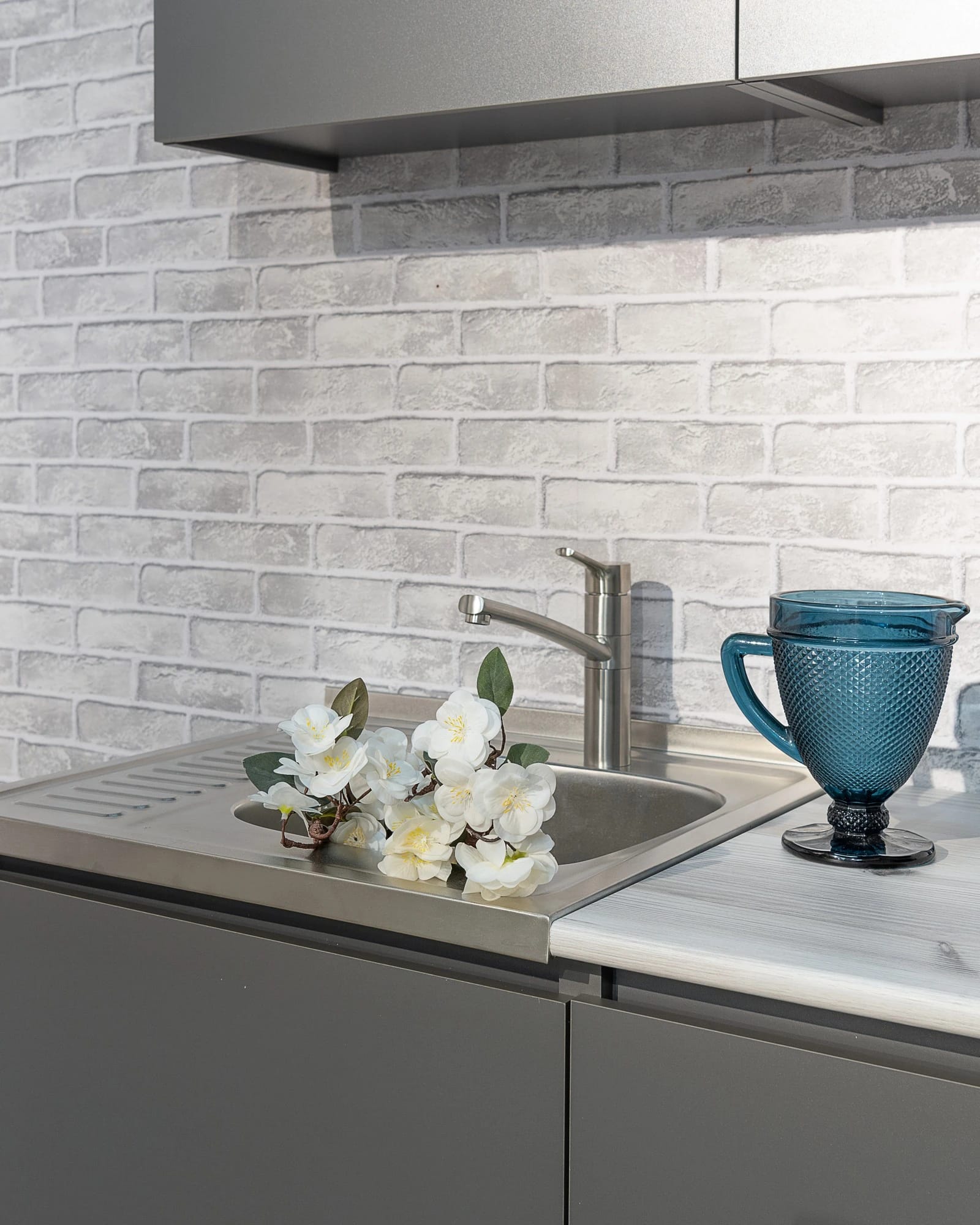 АЙДЕН (серый графит/серый графит/ столешница сосна бискайская) - фото 8