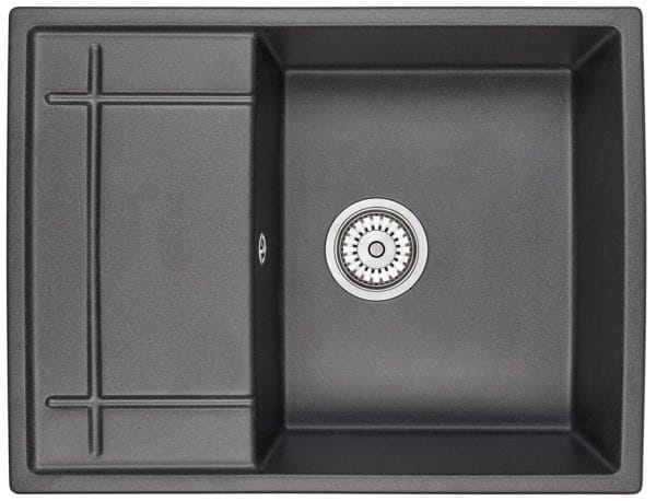 EMAR ГРАНИТ EMQ-1650.Q МОЙКА ВРЕЗНАЯ 650*500 (морион) - фото 1