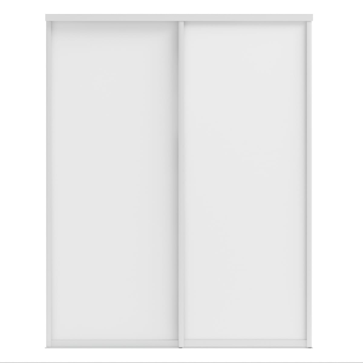 ОРИОН (ЛДСП) (белый шагрень/профиль С хром) - фото 1