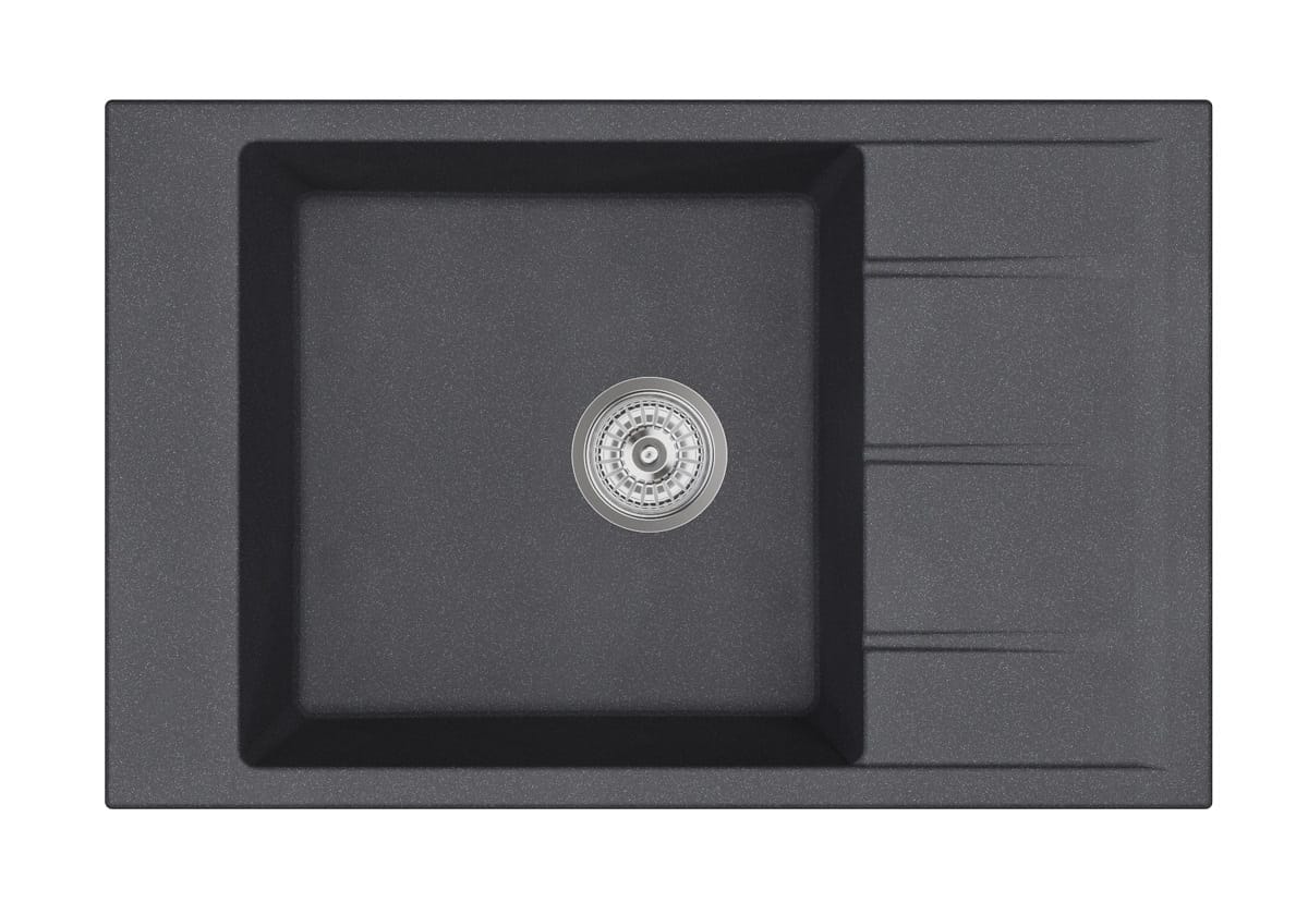 EMAR ГРАНИТ EMQ-1780.Q МОЙКА ВРЕЗНАЯ 780*500 (морион) - фото 1