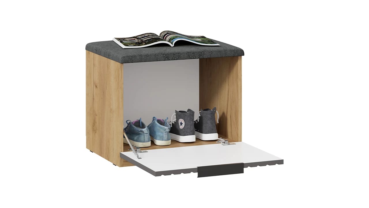 ХИЛТОН (дуб крафт золотой/графит матовый) - фото 2