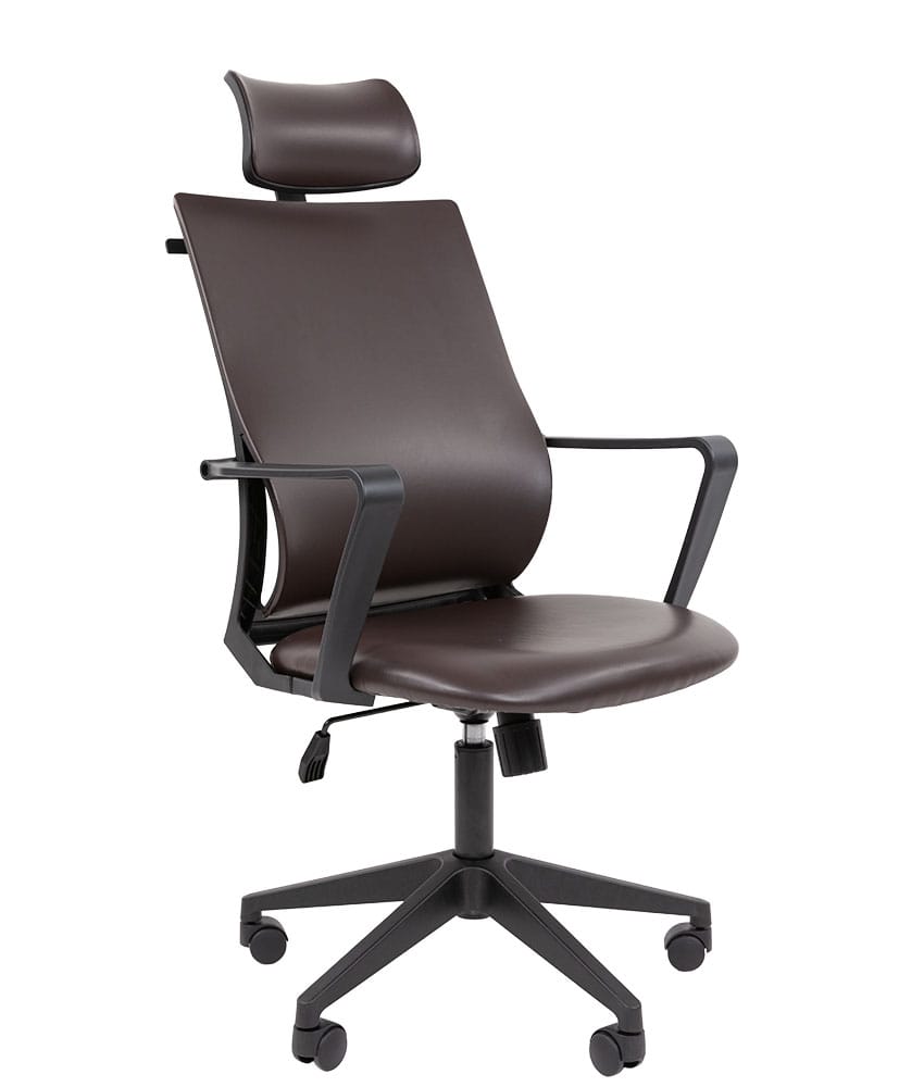 CHAIRMAN 545 ЭКО (экокожа коричневая) - фото 1
