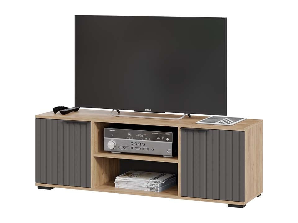 ХИЛТОН (Дуб крафт золотой/Графит матовый) - фото 1