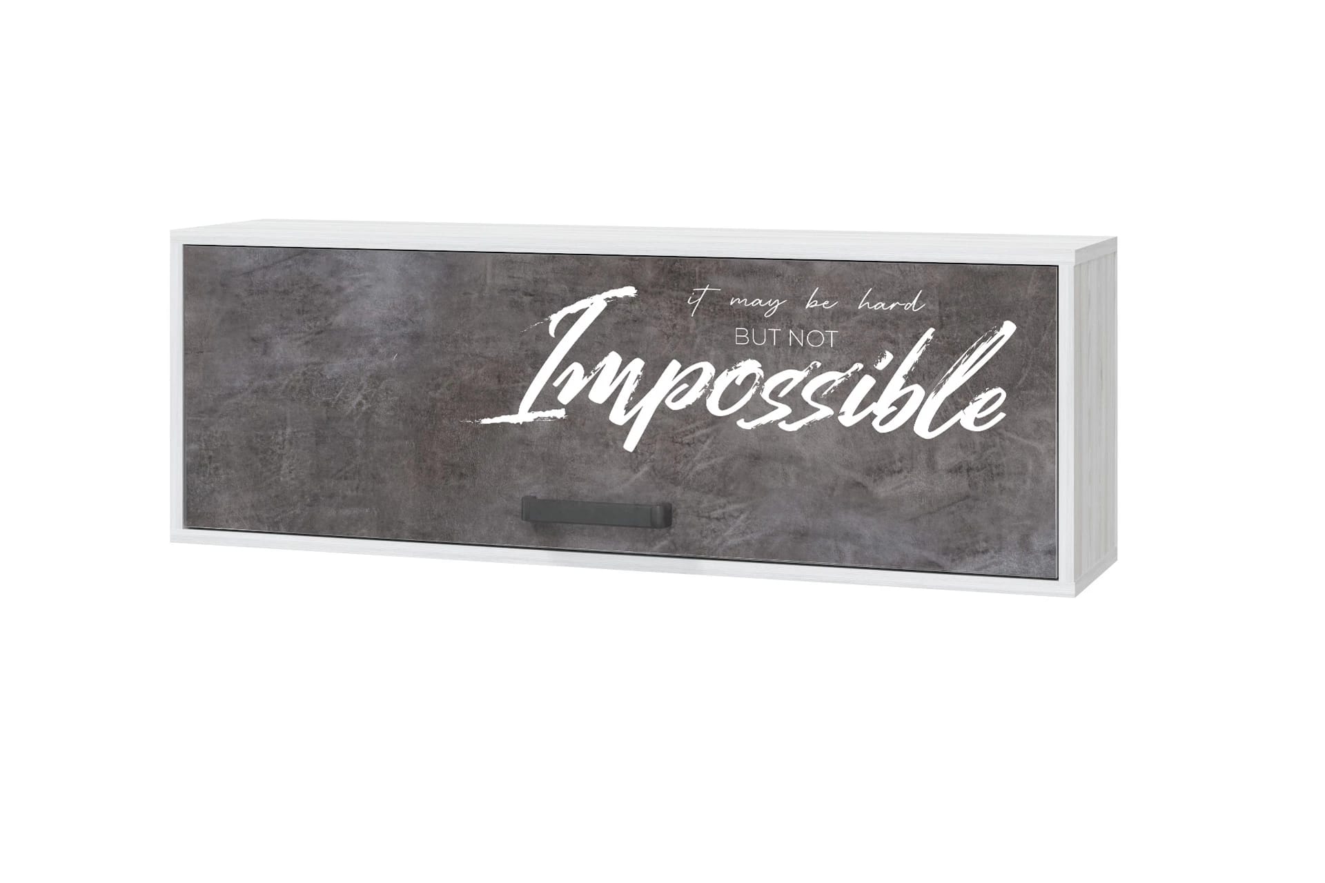 ОЛИВЕР (ясень анкор белый/камень темный с фотопечатью) - фото 1