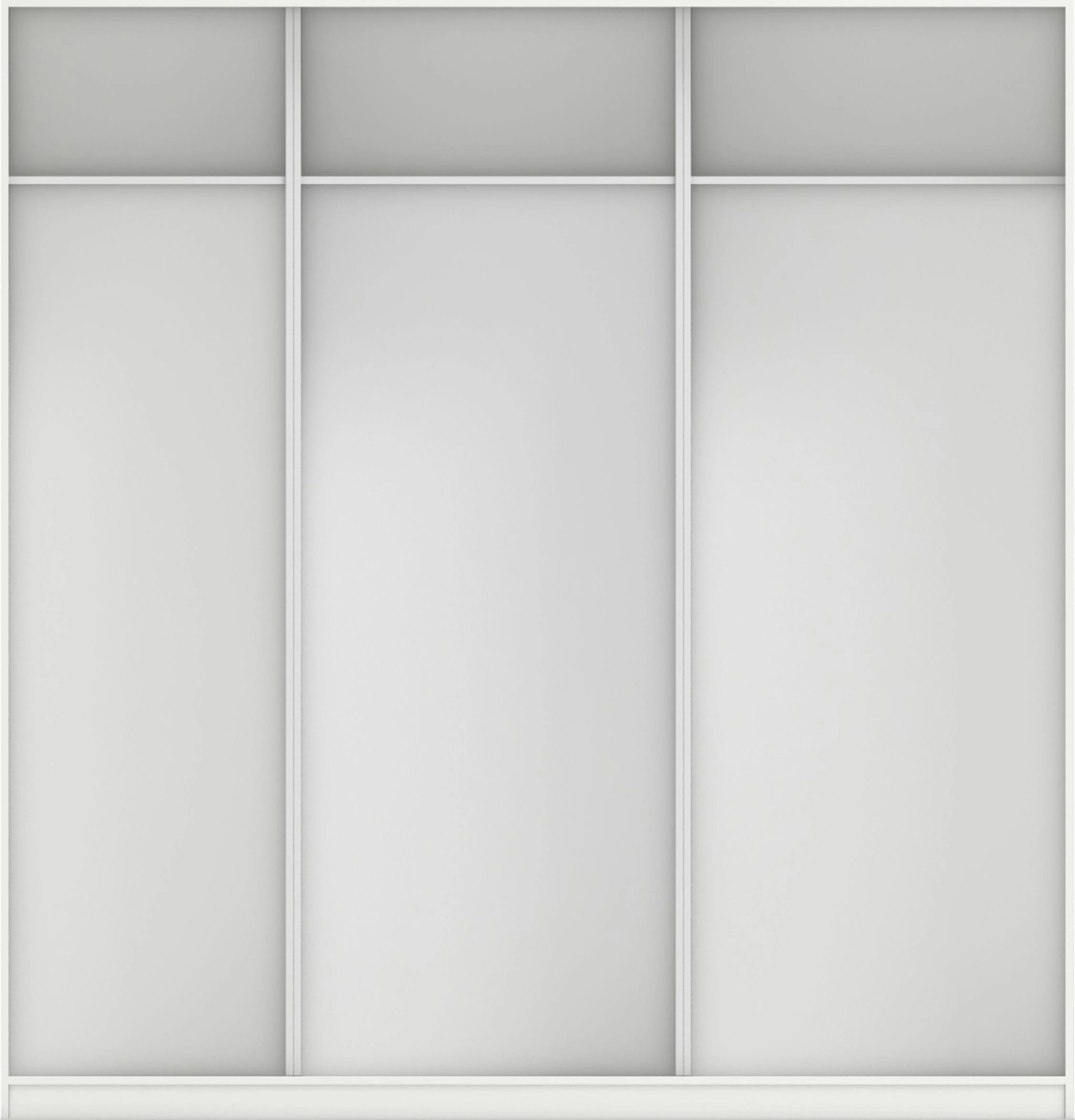 КОРПУС ШКАФА 2200*600*2300 ММ С АНТРЕСОЛЬНЫМИ ПОЛКАМИ (Корпус: БЕЛЫЙ легкий шелк, Наполнение: БЕЛЫЙ легкий шелк) - фото 3