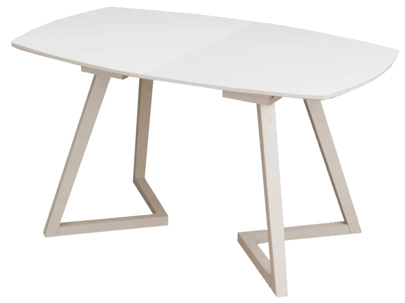 ТЕСКА (слоновая кость ЛДСП+стекло бел глянец М-007) - фото 2