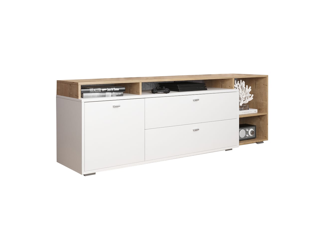 ЛАНС (белый/дуб бунратти) - фото 1