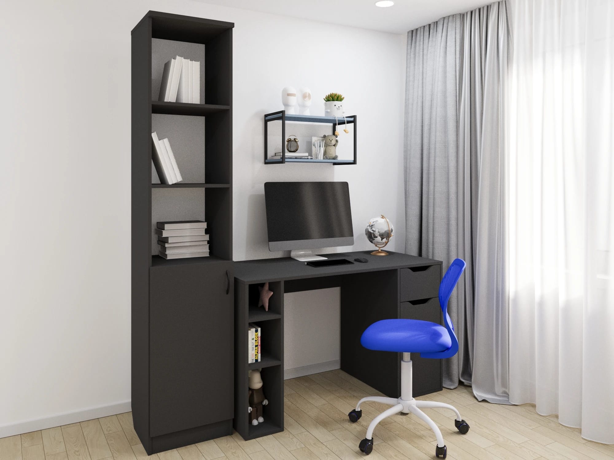 ИМИДЖ (графит/ручка 0601-96, цвет -  хром) - фото 3