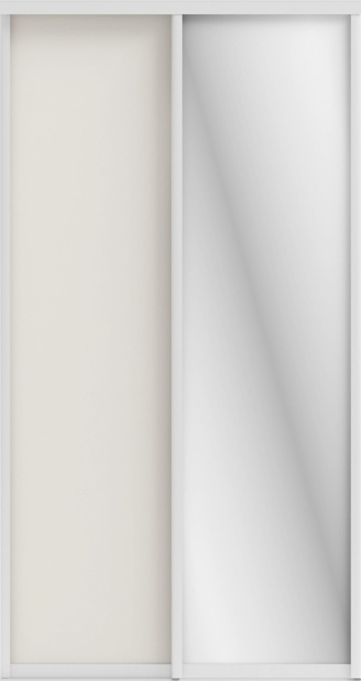 ОРИОН (ЗЕРКАЛО/ЛДСП) (тэффи (легкий шелк)/профиль С хром) - фото 1