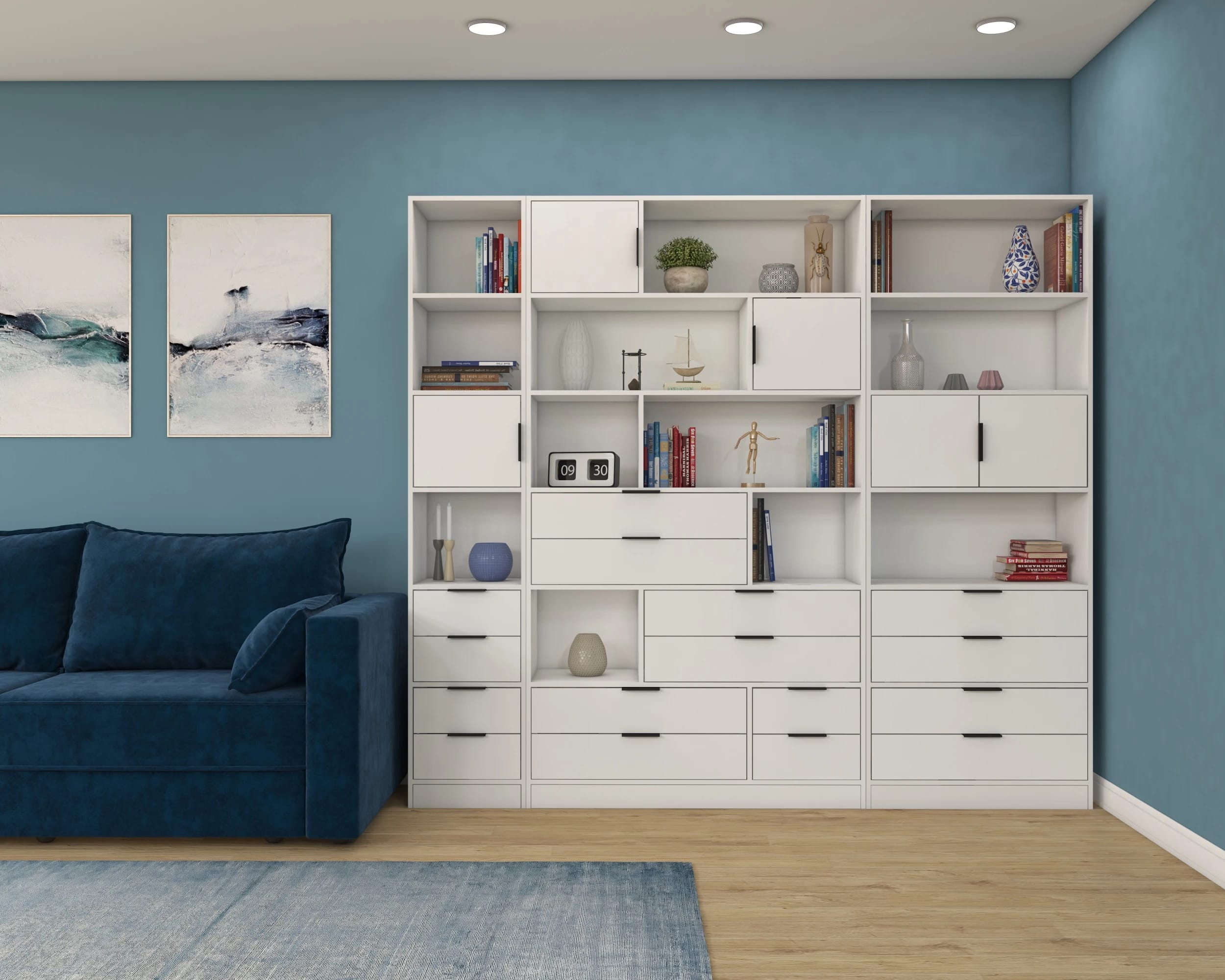 СМАРТ-1 (белый шагрень) - фото 3