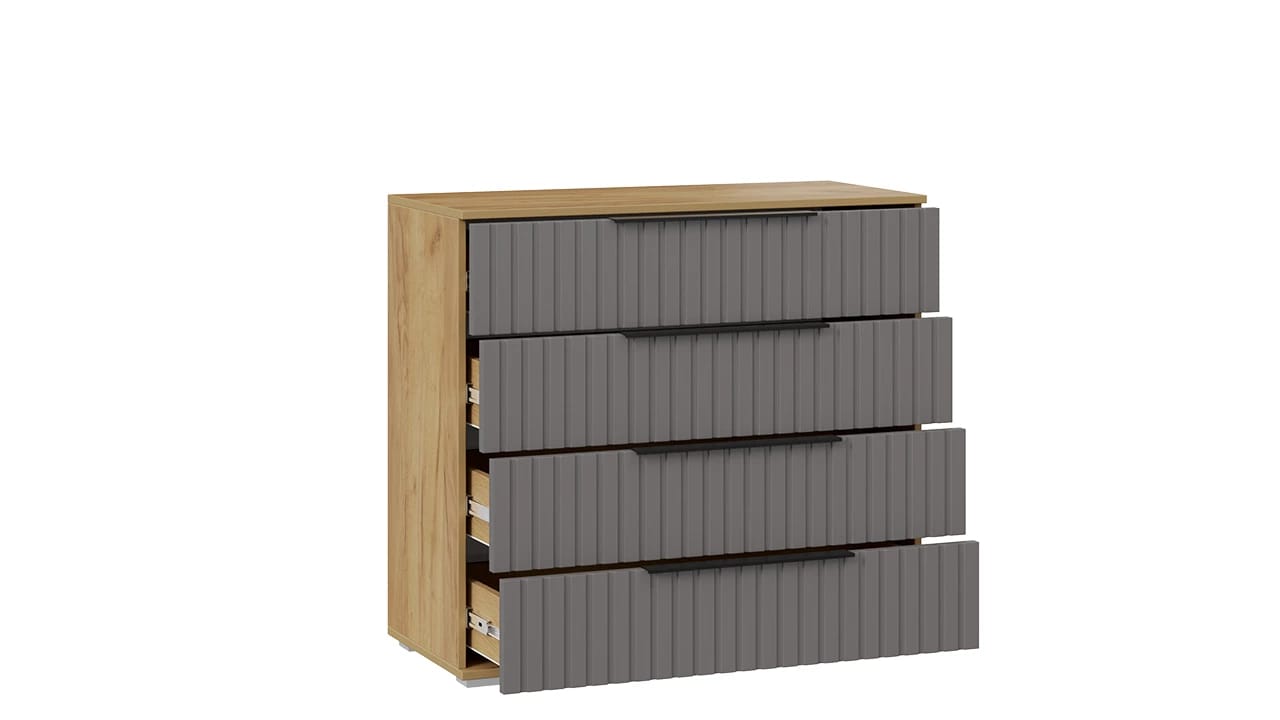 ХИЛТОН (дуб крафт золотой/графит матовый) - фото 3