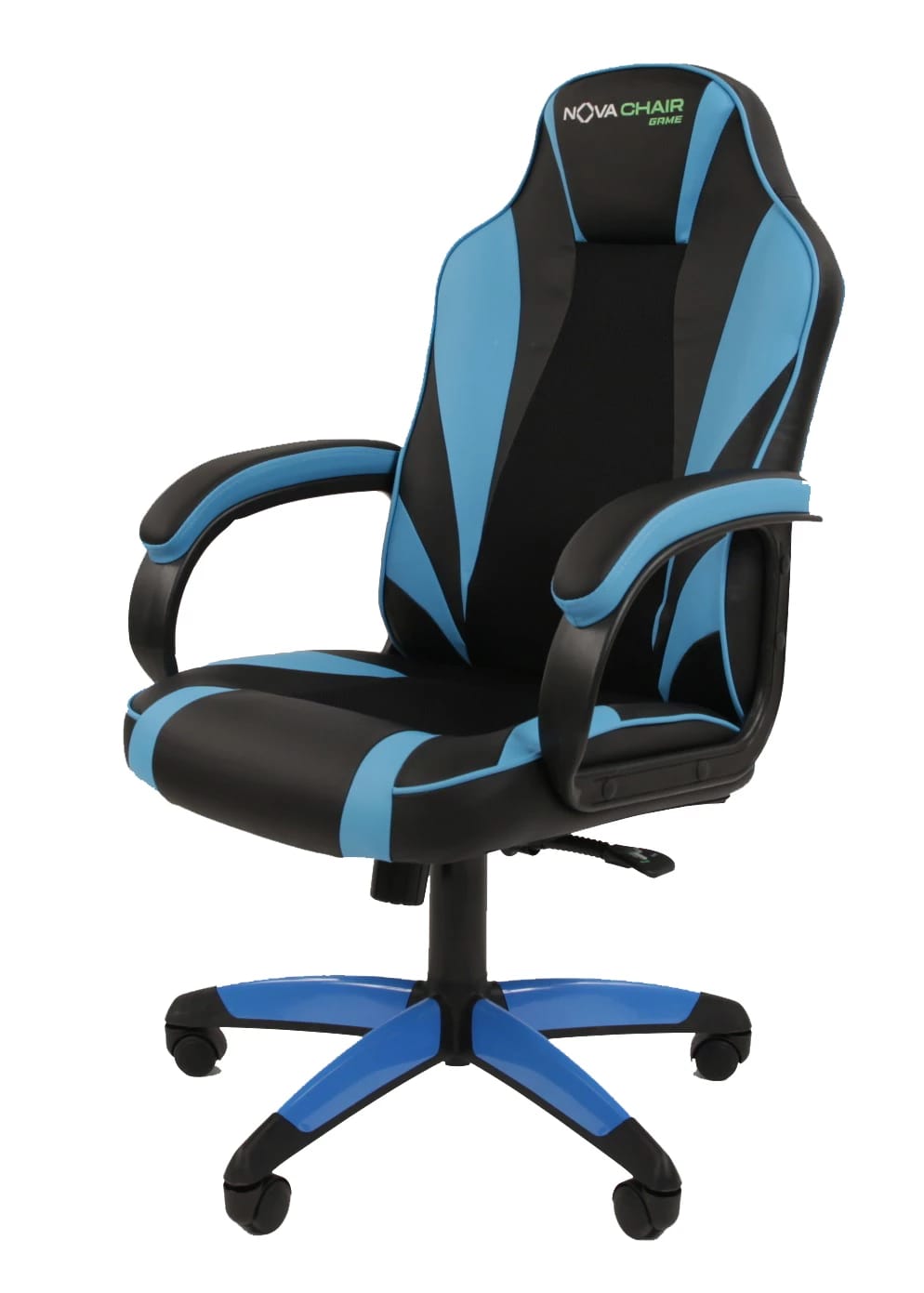 NOVA CHAIR GAME X1 (черно-синий/голубой) - фото 8