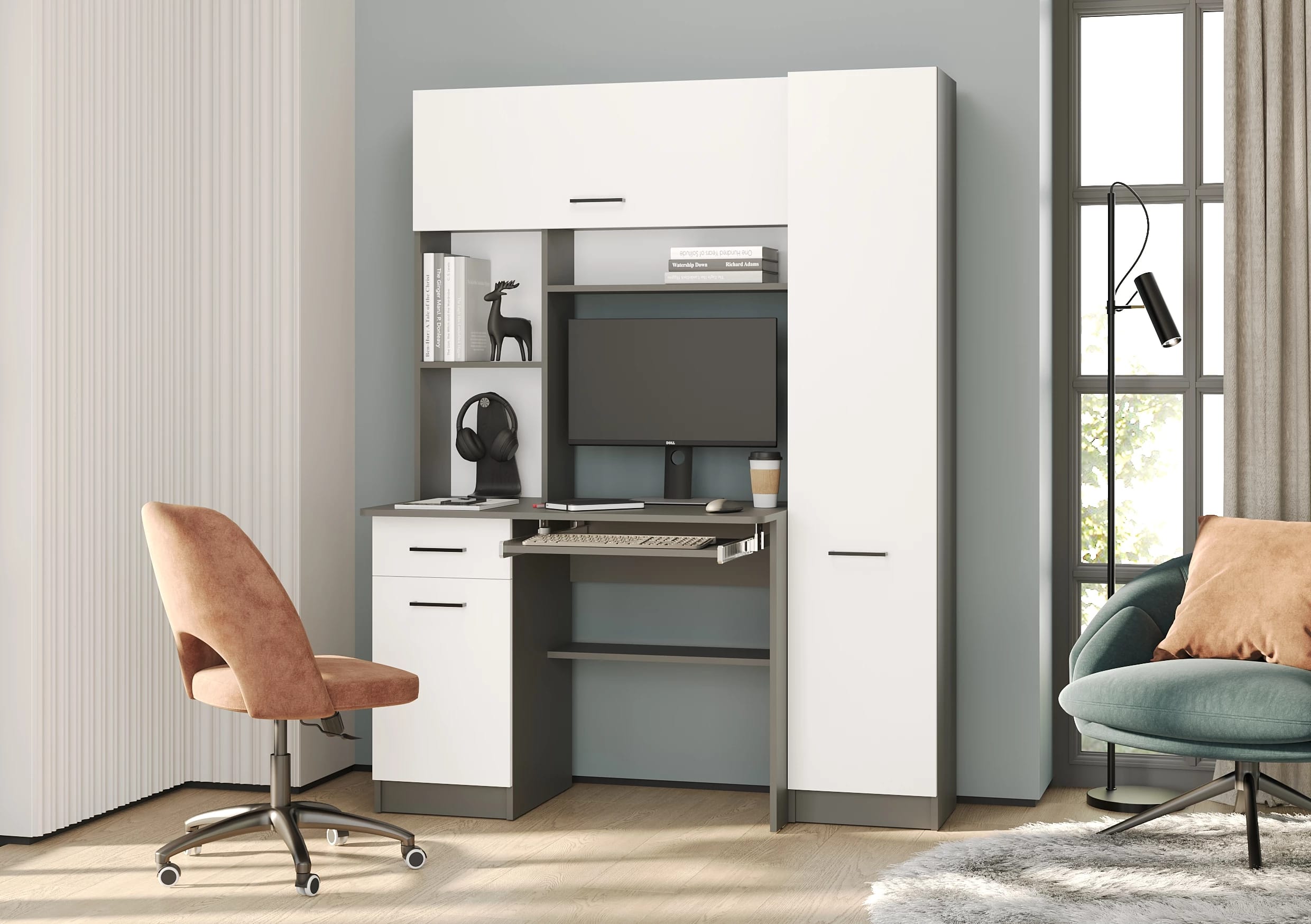 АЛЬФА (графит/белый) - фото 5