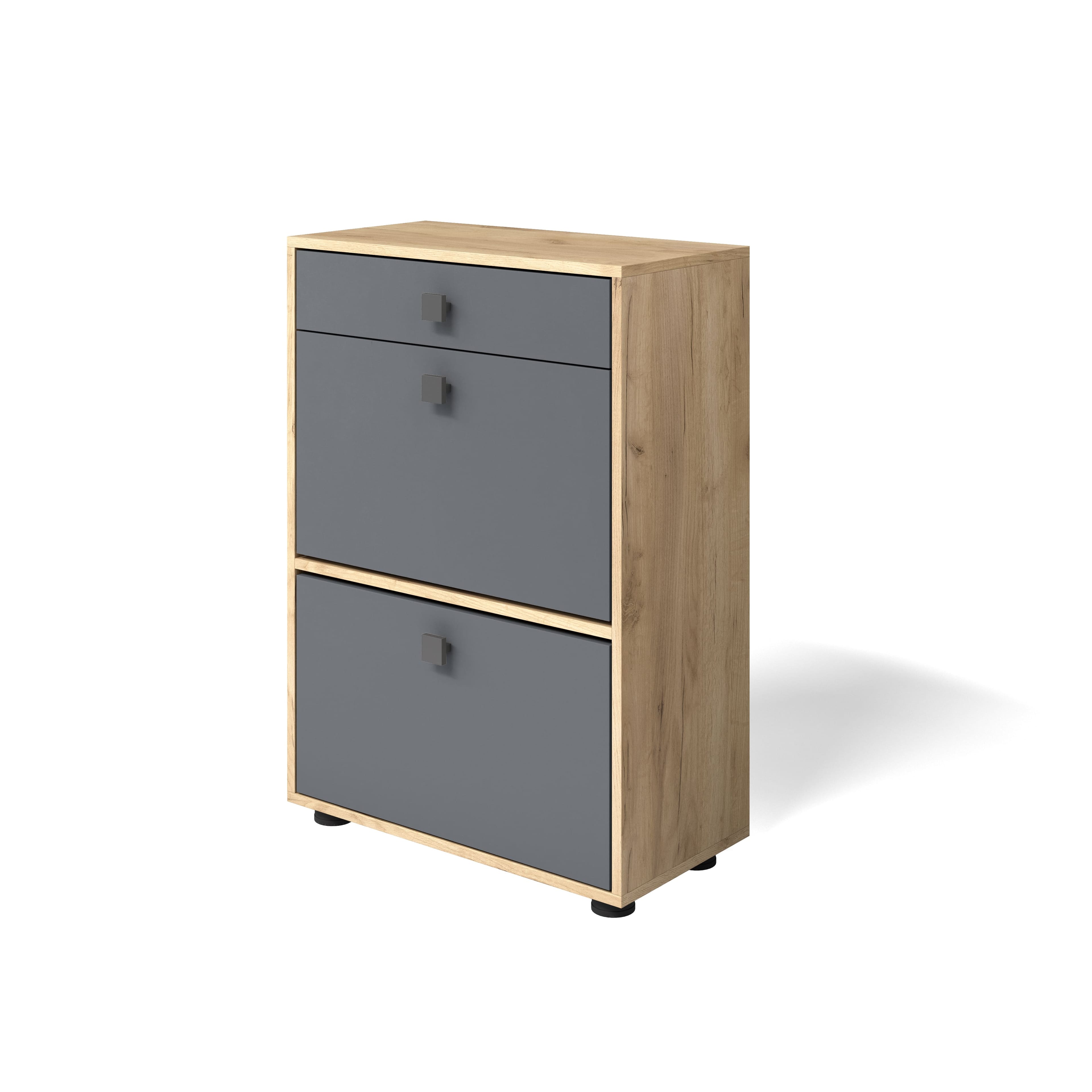 МИНИ (Дуб золотой крафт/серый графит) - фото 1