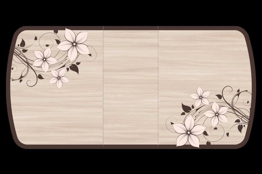 БОСТОН-3 ((опора брифинг)/(Цветы/дуб атланта) фотопечать) - фото 3