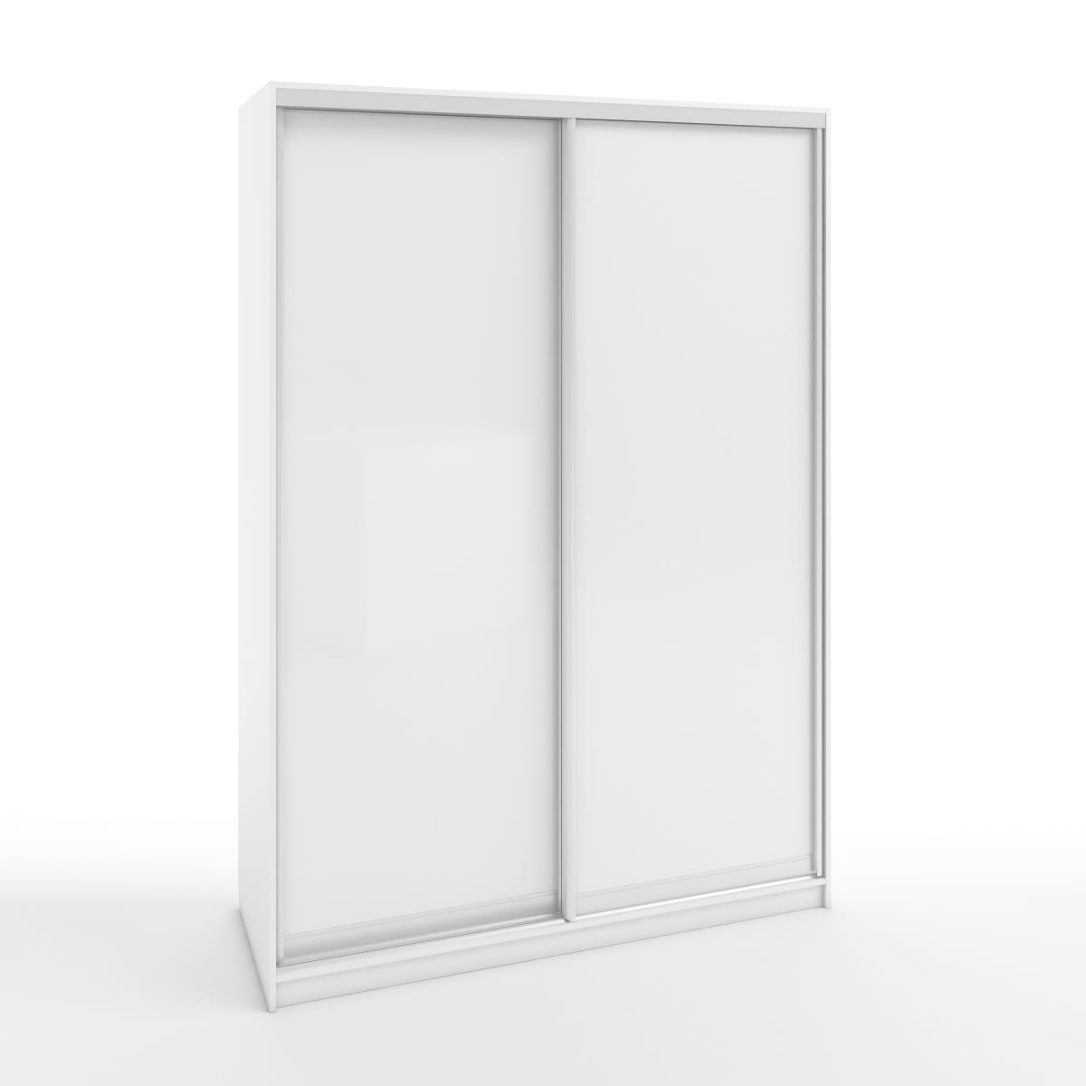 ОПТИМУС (белый шагрень/хром стекло белое) - фото 1