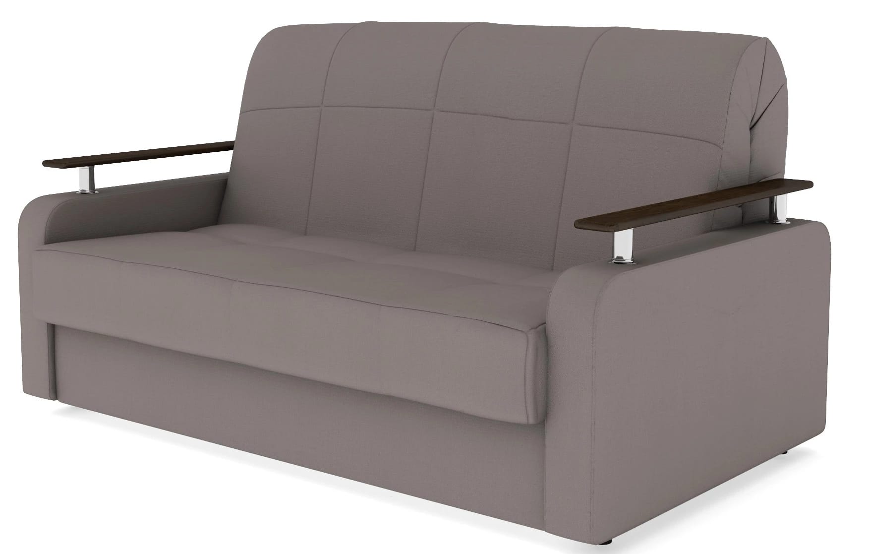 ДЕНВЕР (Велюр Maxx 232 (серо-бежевый)/ декор Венге) - фото 1