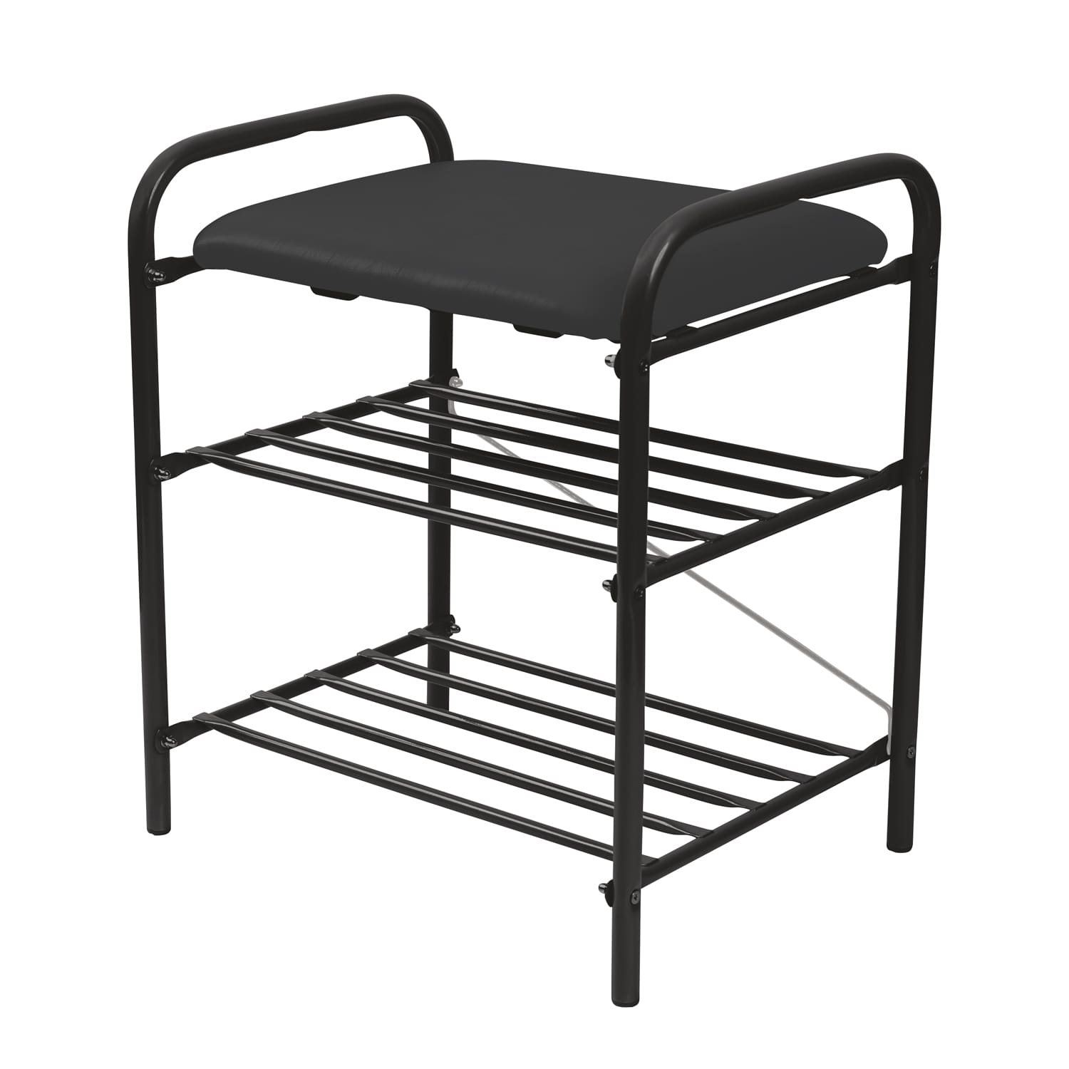 БАНКЕТКА (АРТ. Б1) (440*330*500ММ) (черный/матовый черный) - фото 1