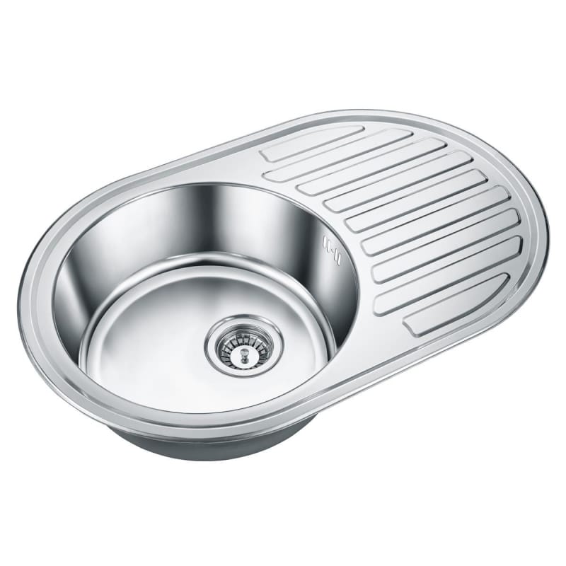 EMAR, мойка врезная 770*500мм (арт. T7750B) (чаша выпуска, система слива) - фото 1