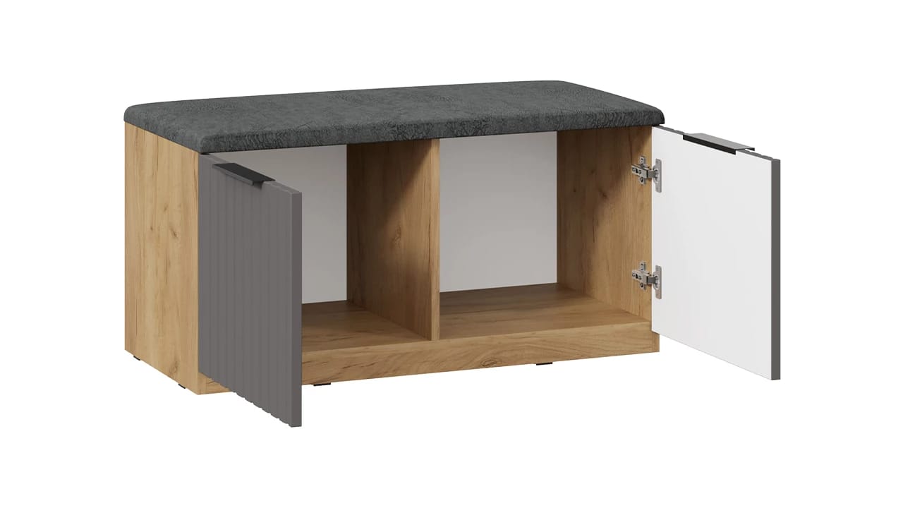 ХИЛТОН (Дуб Крафт золотой/Графит матовый) - фото 2