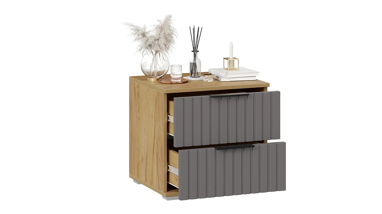 ХИЛТОН (дуб крафт золотой/графит матовый) - фото 4