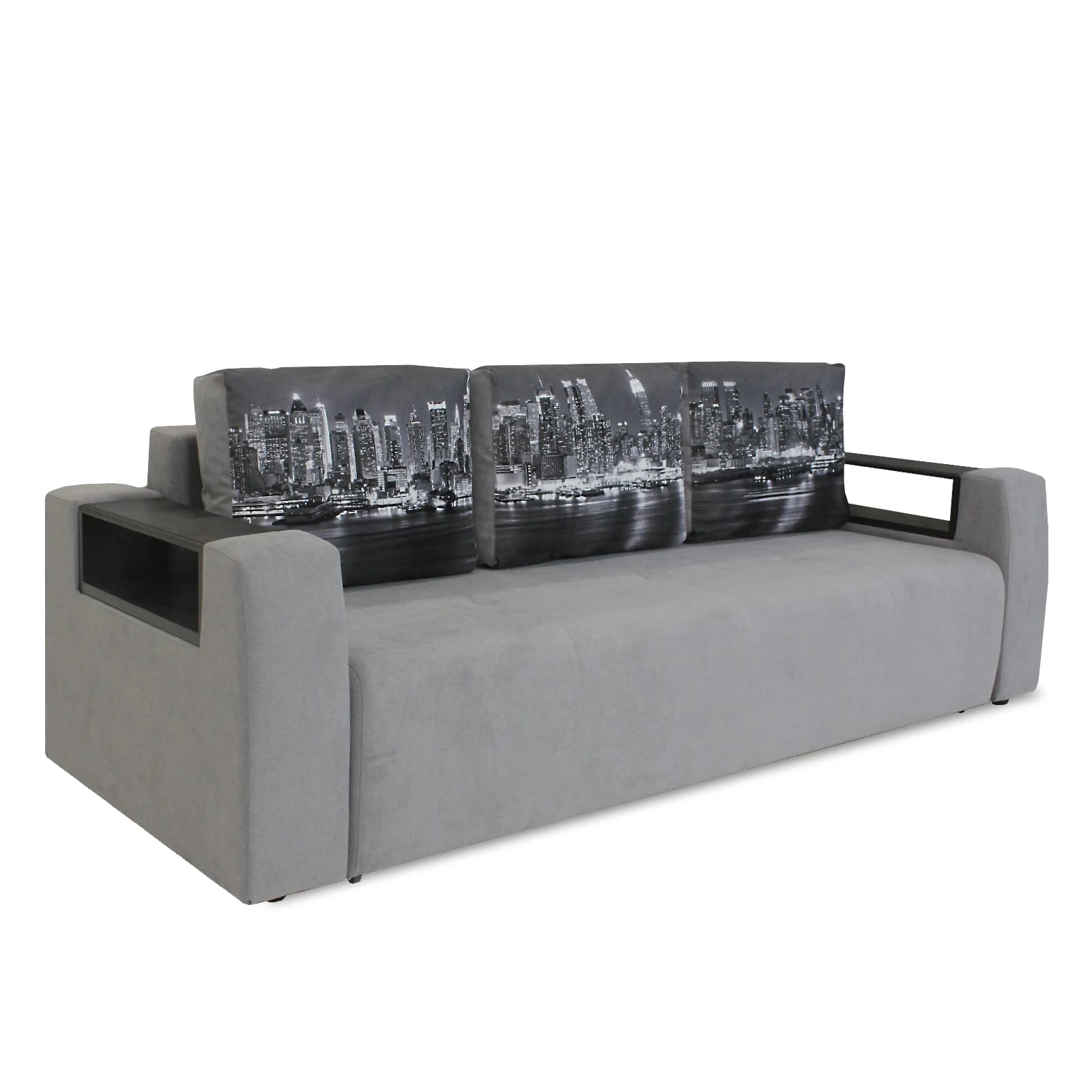 БЛЮЗ-1 (Хаки 05 серый, Купон Ночной город ч/б 0070.02) - фото 2