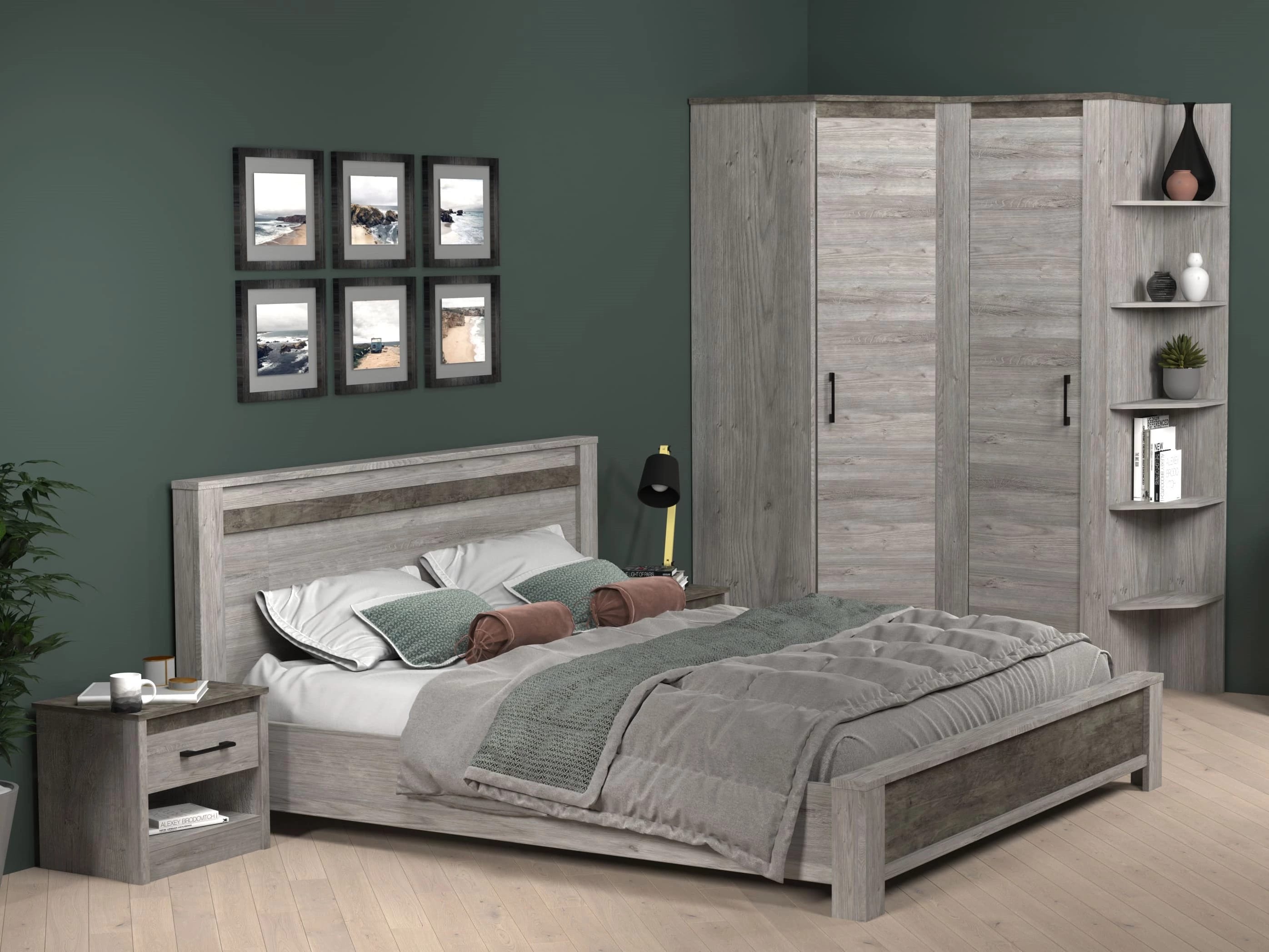 ДЕНВЕР NEW (риббек серый/камень темный) - фото 3