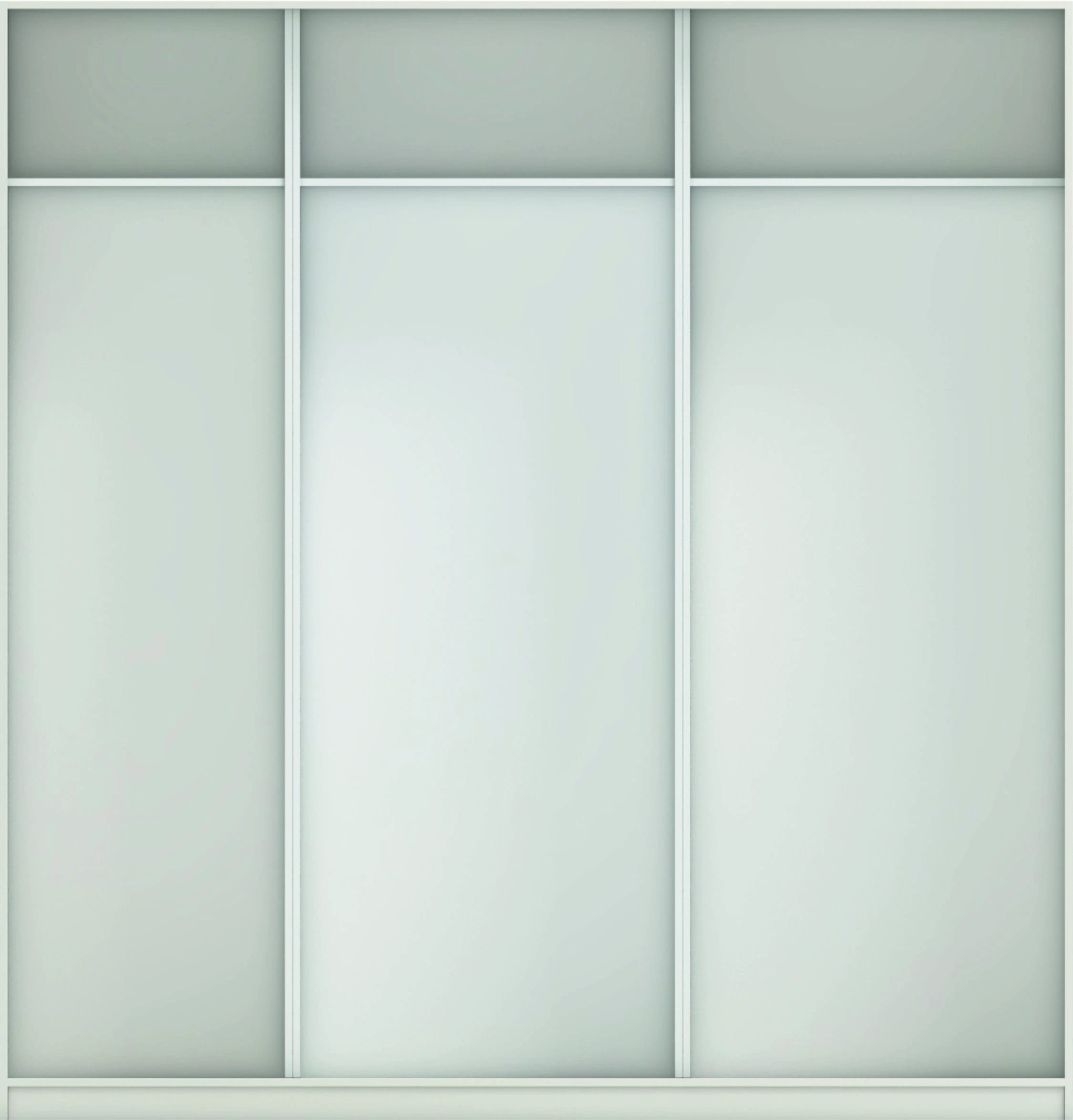 КОРПУС ШКАФА 2200*600*2300 ММ С АНТРЕСОЛЬНЫМИ ПОЛКАМИ (Корпус: ТЭФФИ, Наполнение: БЕЛЫЙ шагрень) - фото 3