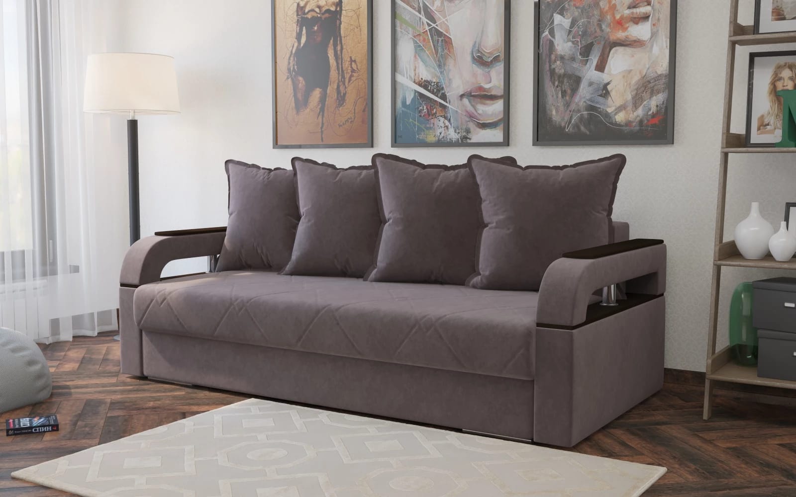 МОНИКА (Мадонна 11 (Madonna 11)  / Мадонна 11 (Madonna 11)  / ЛДСП (Москва) венге) - фото 4