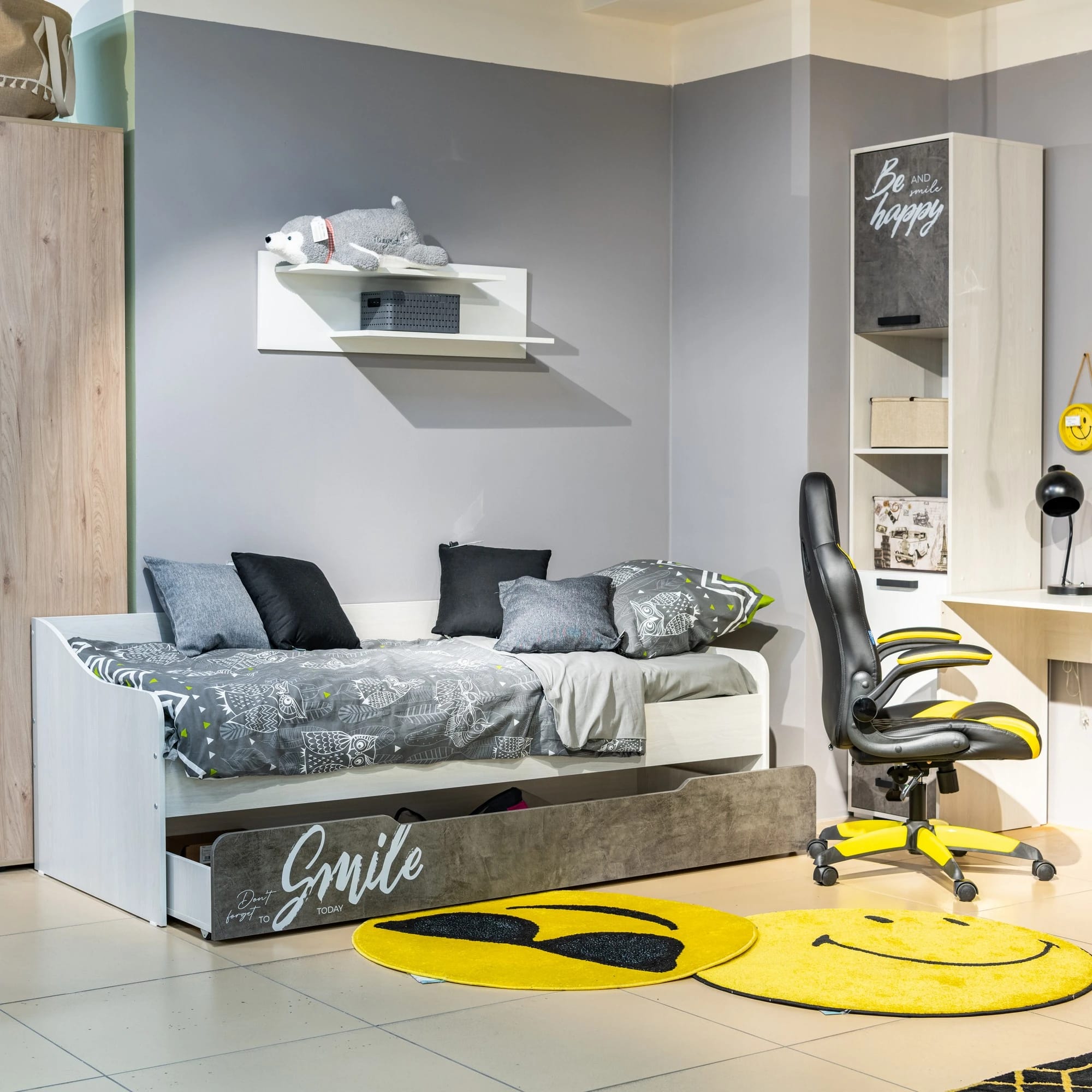 ОЛИВЕР (ясень анкор белый/камень темный с фотопечатью) - фото 5