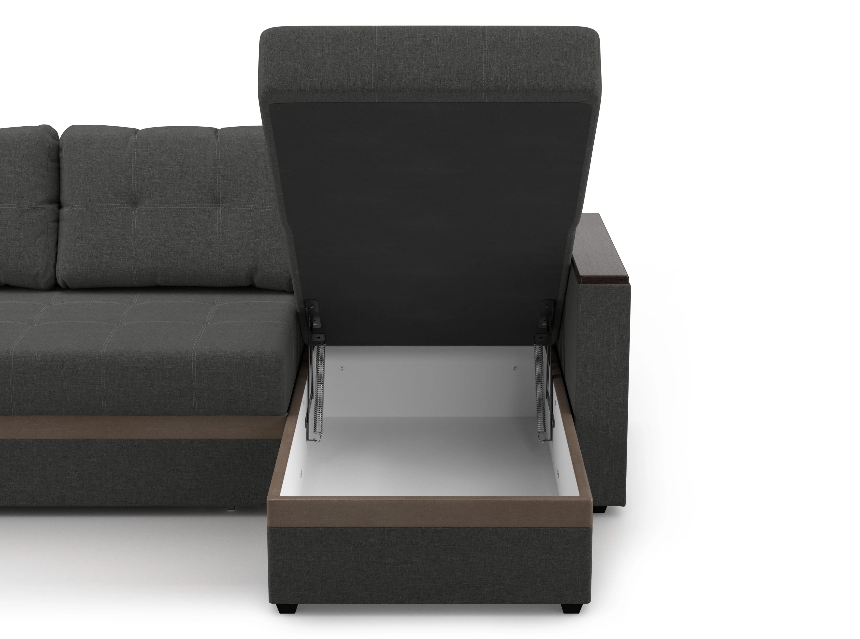 АТЛАНТА (cерый (Savana Grey)/коричневый (ECOstile Chocolate)) - фото 3