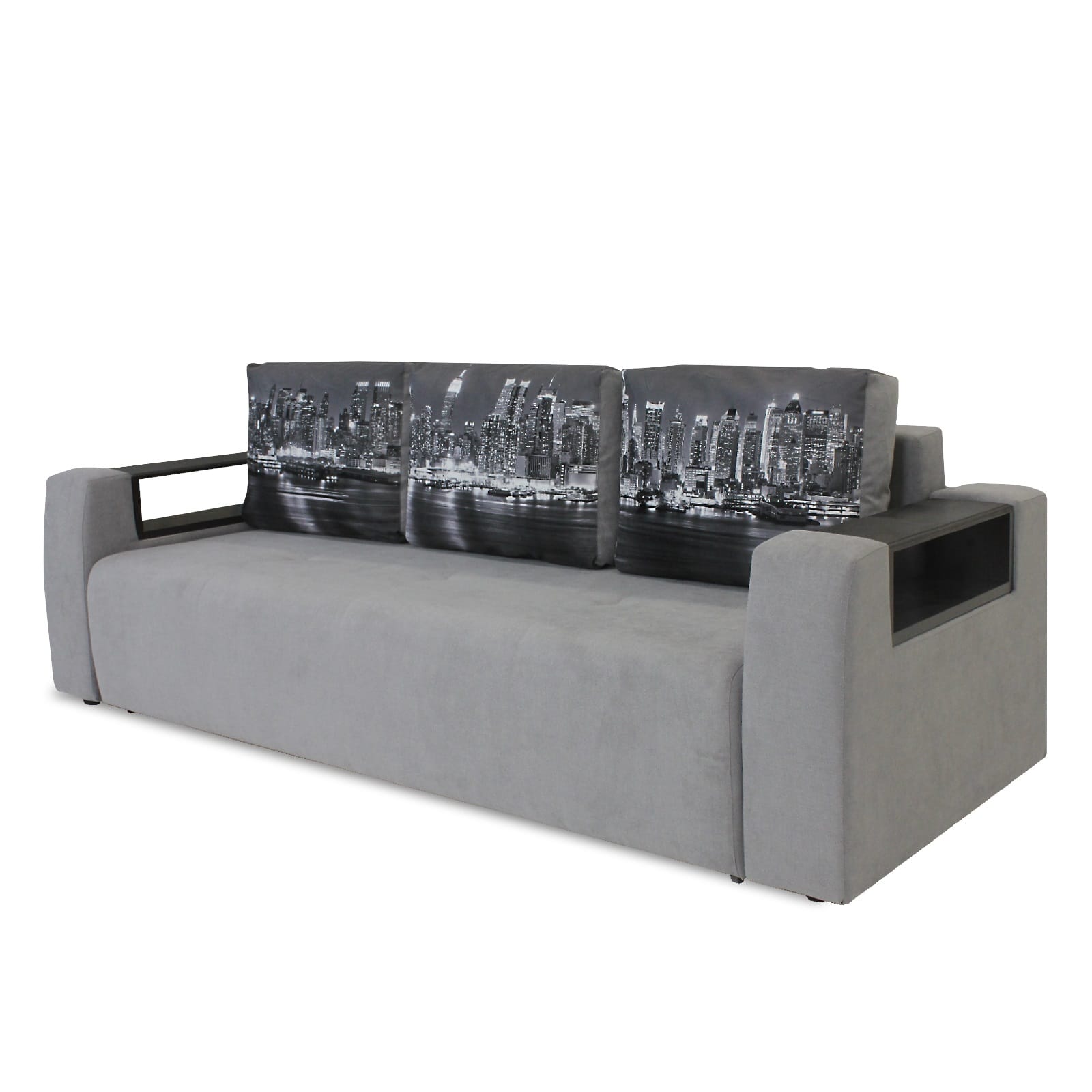 БЛЮЗ-1 (Хаки 05 серый, Купон Ночной город ч/б 0070.02) - фото 1