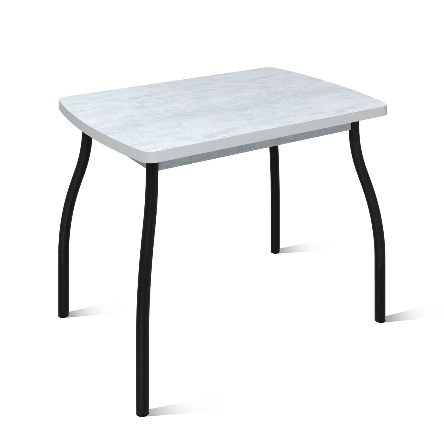 ГРАНД.4 (столешница: цемент/каркас: Черная матовая (муар)) - фото 1