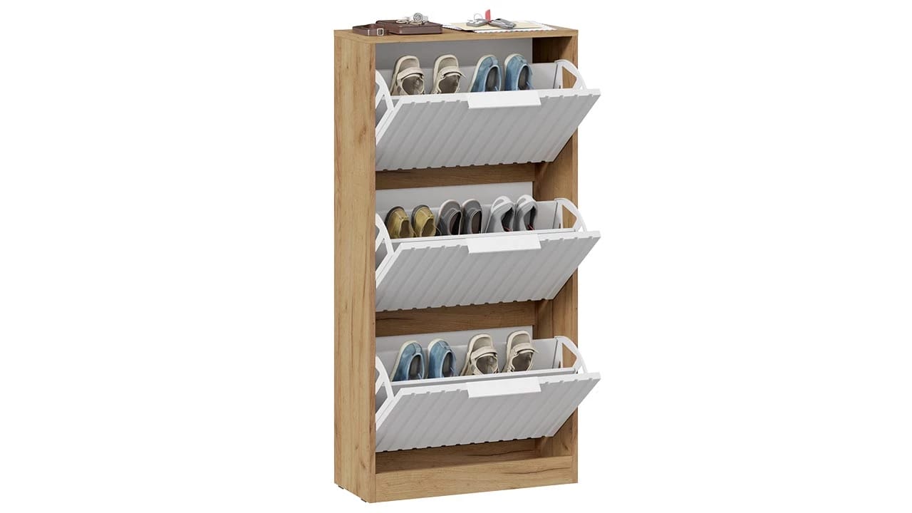 ХИЛТОН (дуб крафт золотой/белый матовый) - фото 4