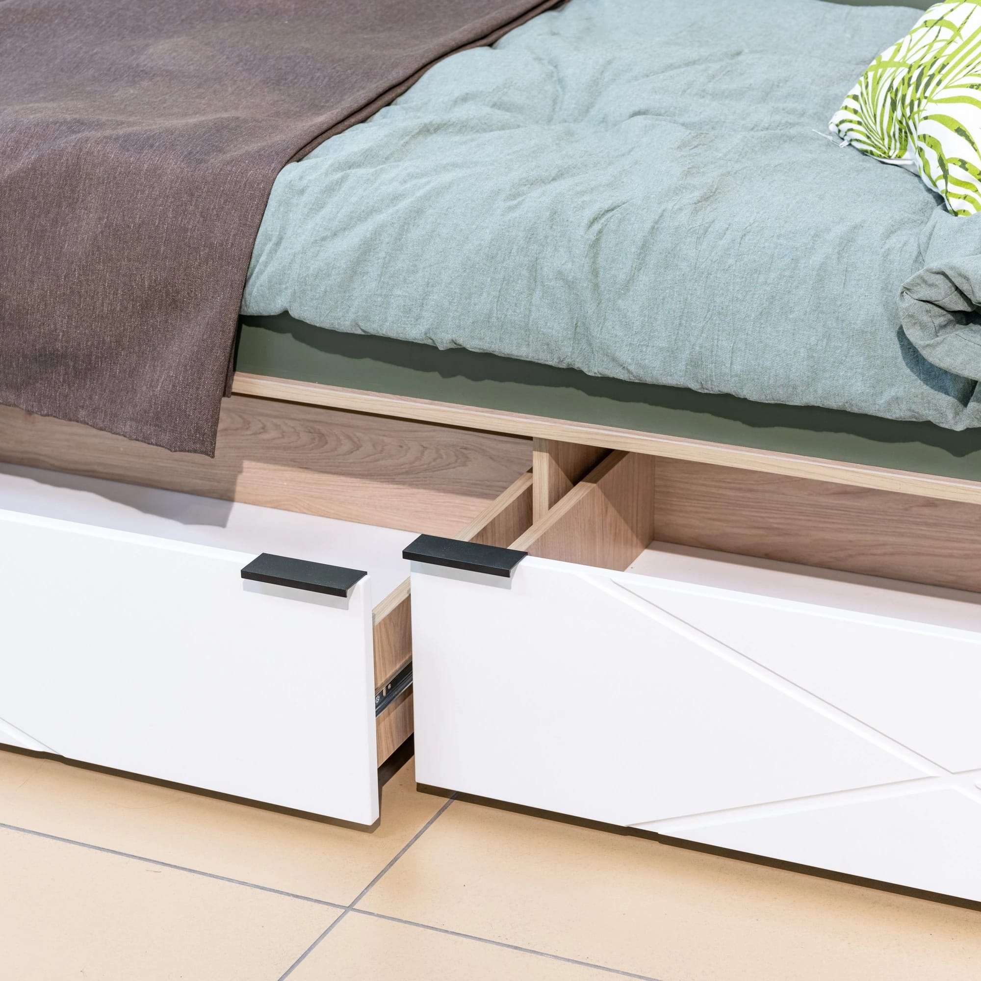 ЛЕО (Гикори джексон/Белый матовый/Дымчатый зеленый) - фото 2