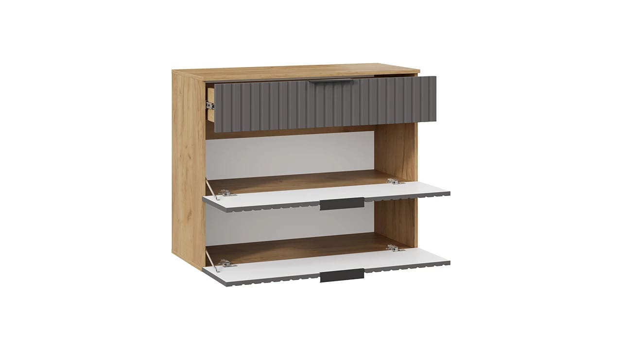 ХИЛТОН (Дуб Крафт золотой/Графит матовый) - фото 2