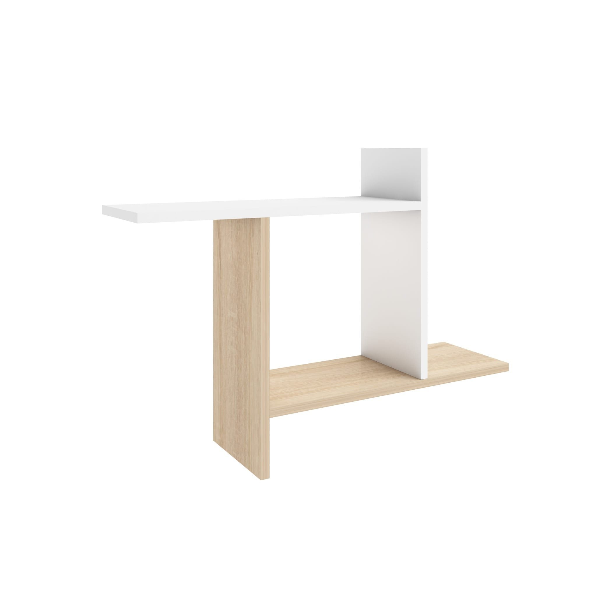 ПОЛКА НАВЕСНАЯ ТИП 18 (768*200*550 ММ) (дуб сонома/белый шагрень) - фото 1