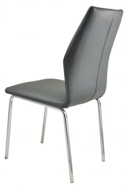 МОДЕНА (сиденье к/з Santorini 0422 (серый)/ каркас хром) - фото 4