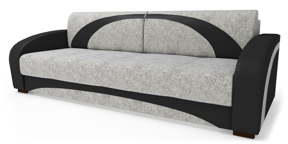 ПАРКЕР (Нола 12 (Nola 12)  / Иск.кожа Boom midnight  / Ножка декоративная (Москва) венге) - фото 1