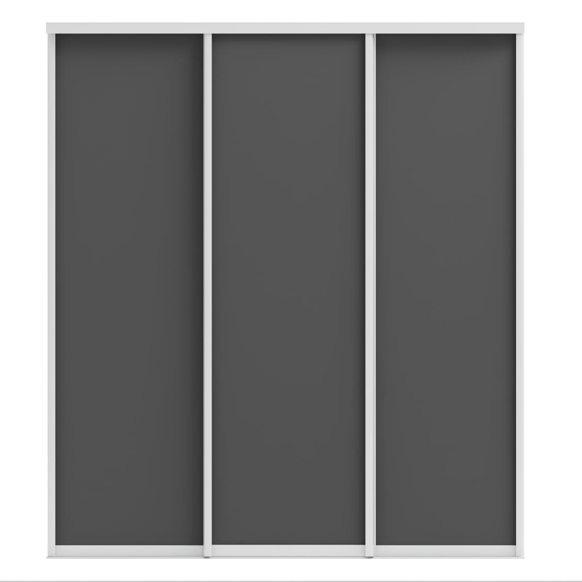 ОРИОН (ЛДСП) (графит/профиль С хром) - фото 1