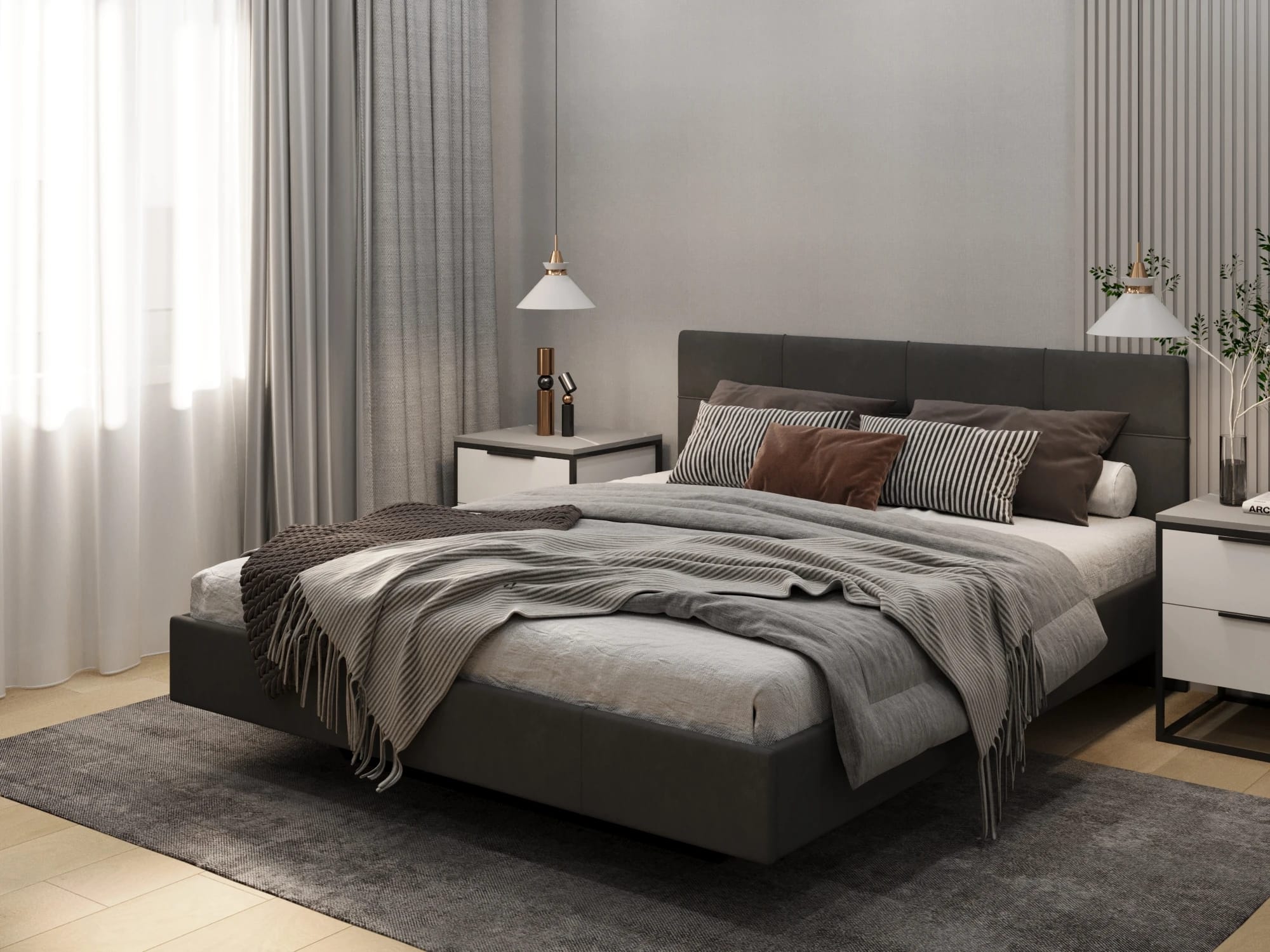 ЭЛИС (велюр графит) - фото 7