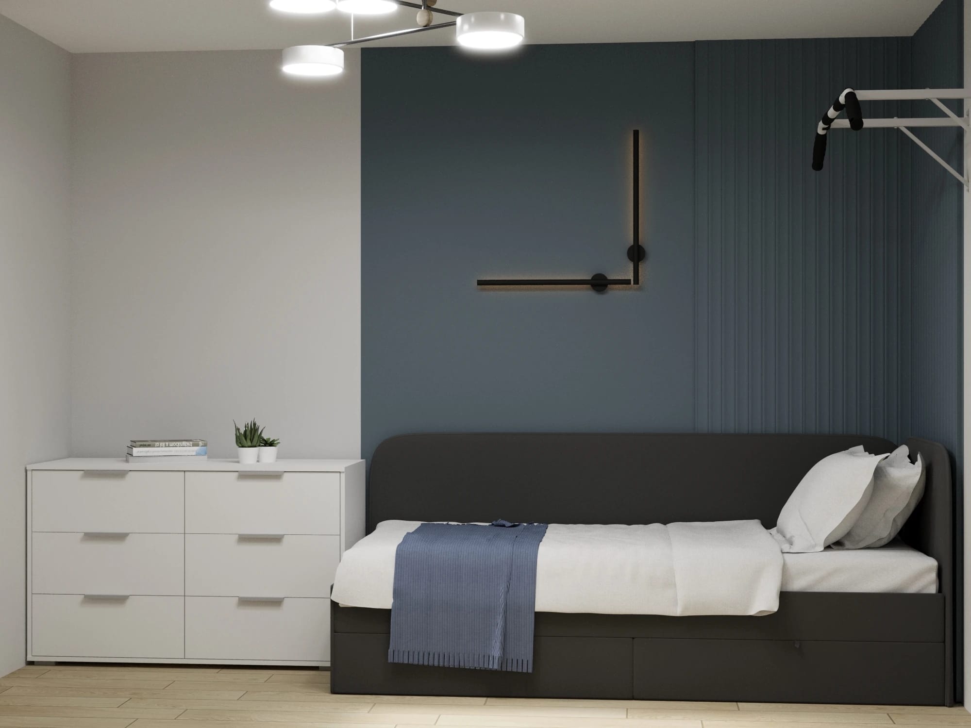 ЛАРС-6-1200 (белый шагрень, ручка СА-1, цвет - металлик) - фото 5