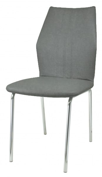 МОДЕНА (сиденье ткань Candy Grey/ каркас хром) - фото 1