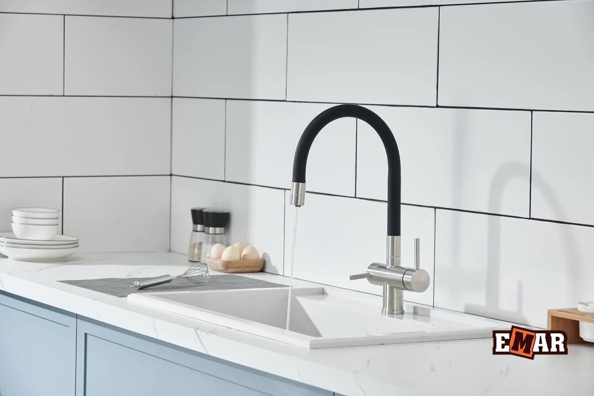 EMAR EC-3015, СМЕСИТЕЛЬ (Satin (сатин)) - фото 4