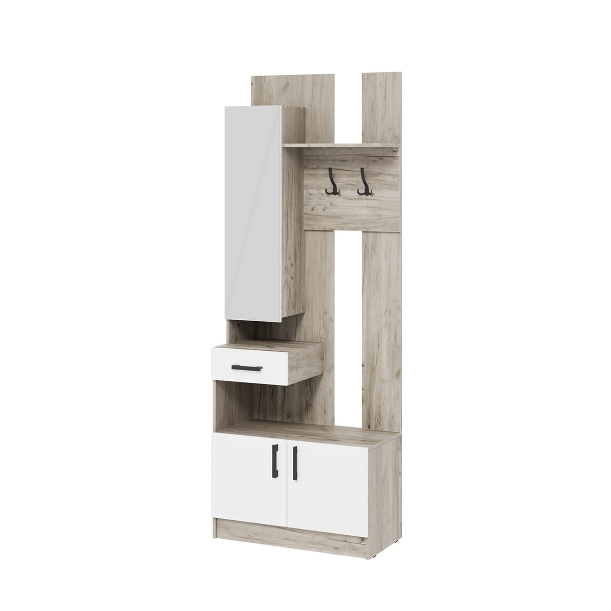 ВЕГА (дуб крафт серый/белый) - фото 1