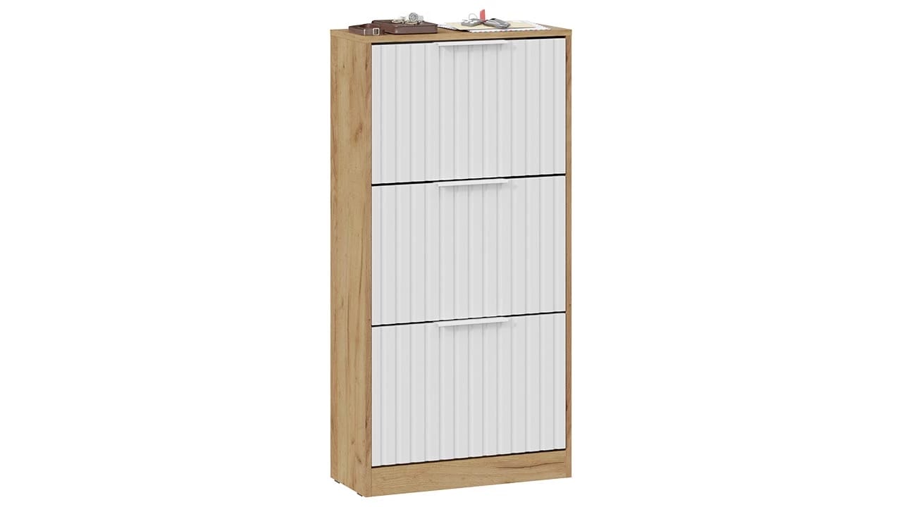 ХИЛТОН (дуб крафт золотой/белый матовый) - фото 3