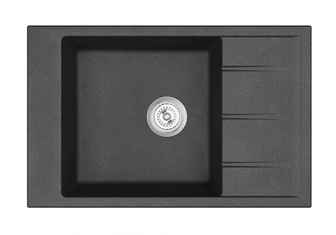 EMAR ГРАНИТ EMQ-1780.Q МОЙКА ВРЕЗНАЯ 780*500 (оникс) - фото 1